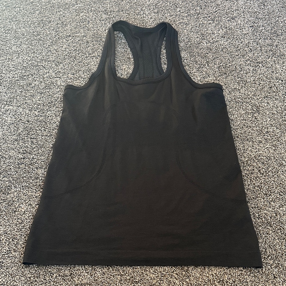 Black lululemon swiftly Women's Tank Top